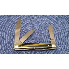 Bulldog Brand Solingen Germany Coon Stripe Celluloid Stockman Knife Bulldog Brand Solingen Germany Coon Stripe Celluloid Stockman Knife
