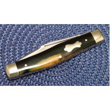 Bulldog Brand Solingen Germany Coon Stripe Celluloid Stockman Knife Bulldog Brand Solingen Germany Coon Stripe Celluloid Stockman Knife