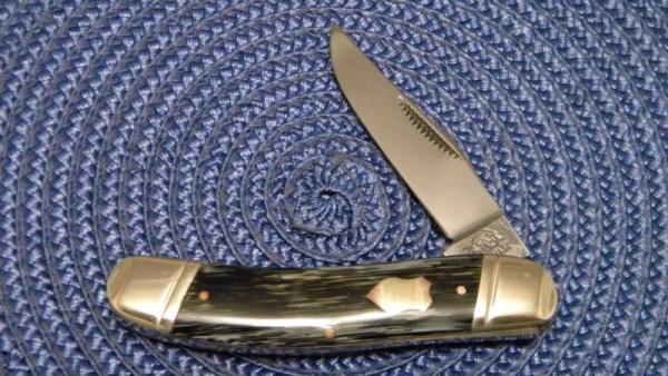 Bulldog Brand Solingen Germany Celluloid 1 Blade Sowbelly Knife Bulldog Brand Solingen Germany Celluloid 1 Blade Sowbelly Knife