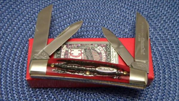 Robeson MasterCraft USA (by Queen Cut. Co.) Red Stag Congress Knife - NIB Robeson MasterCraft USA (by Queen Cut. Co.) Red Stag Congress Knife - NIB