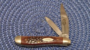 Case XX USA 3 Dot (1977) Delrin 6220 Etched Peanut Knife