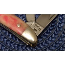 Case XX USA 10 Dot (1980) Smooth Red Bone SR6220 Peanut Knife