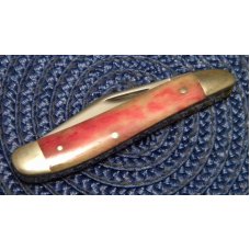 Case XX USA 10 Dot (1980) Smooth Red Bone SR6220 Peanut Knife