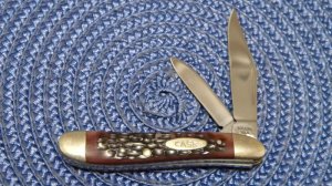 Case XX USA 2 Dot (1978) Delrin 6220 Etched Peanut Knife