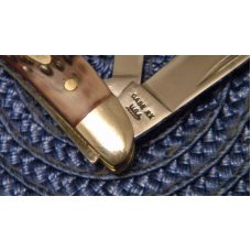 Case XX USA 5 Dot (1975) Delrin 6220 Etched Peanut Knife Case XX USA 5 Dot (1975) Delrin 6220 Etched Peanut Knife