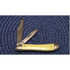 Case XX USA 10 Dot (1970) Yellow 3220 Peanut Knife Case XX USA 10 Dot (1970) Yellow 3220 Peanut Knife