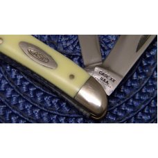 Case XX USA 10 Dot (1970) Yellow 3220 Peanut Knife Case XX USA 10 Dot (1970) Yellow 3220 Peanut Knife