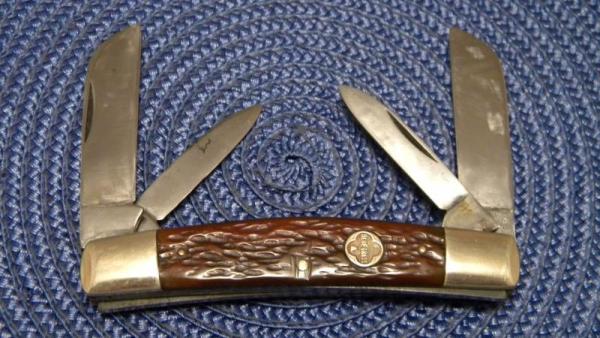 Bluegrass Belknap Louisville (Rare Stamp) 5517 Bone Big Congress Knife