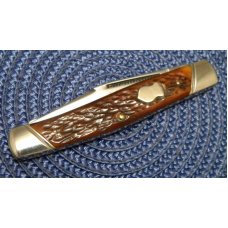John Primble Belknap HDW & MFG Co. 4983 Bone 2 Blade Stockman Knife - c.1940-1968 John Primble Belknap HDW & MFG Co. 4983 Bone 2 Blade Stockman Knife - c.1940-1968