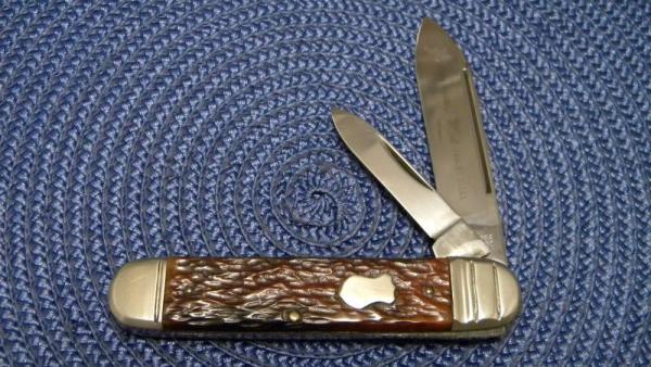 John Primble Belknap HDW & MFG Co. 5727 Bone Big Cigar Jack Knife - c.1940-1968 John Primble Belknap HDW & MFG Co. 5727 Bone Big Cigar Jack Knife - c.1940-1968