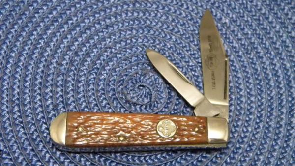Bluegrass Belknap Louisville (Rare Stamp) 4952 Bone Jack Knife Bluegrass Belknap Louisville (Rare Stamp) 4952 Bone Jack Knife