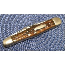 John Primble India Steel Works 5264 Bone Split Backspring Whittler Knife - c.1890-1940 John Primble India Steel Works 5264 Bone Split Backspring Whittler Knife - c.1890-1940