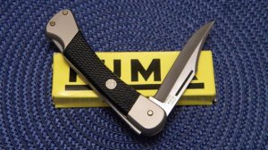 Puma Germany Stainless 260 Black Folding Lockback Knife - NIB c.1990