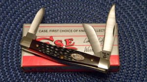 Case XX SS USA 1 Dot (1989) Delrin 6344 Stockman Knife