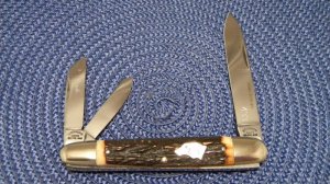 Stidham's Knives (Kissing Crane) Germany Stag Bird Dog Anglo Saxon Whittler Knife