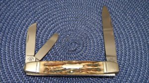 Kissing Crane Robt Klass Solingen Germany Rostfrei Stag 3235 Whittler Knife - c.1983