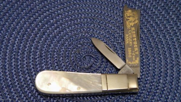 Fight'n Rooster Germany Pearl Razor Barlow 1980 Kentucky Cutlery Assn. Club Knife Fight'n Rooster Germany Pearl Razor Barlow 1980 Kentucky Cutlery Assn. Club Knife