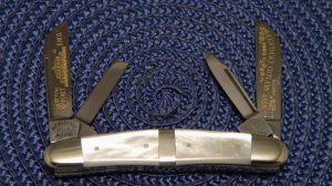 Fight'n Rooster Germany Pearl Congress 1985 Kentucky Cutlery Assn. Club Knife