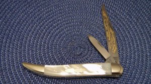 Fight'n Rooster Germany Pearl Toothpick 1990 Kentucky Cutlery Assn. Club Knife