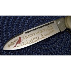 Fight'n Rooster Germany Pearl Canoe Whittler 1994 Kentucky Cutlery Assn. Club Knife Fight'n Rooster Germany Pearl Canoe Whittler 1994 Kentucky Cutlery Assn. Club Knife