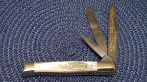 Fight'n Rooster Germany Pearl Fishtail 1999 Kentucky Cutlery Assn. Club Knife