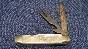Paul A. Henckels Solingen Germany Pearl Take Apart Hobo 2000 Kentucky Cutlery Assn. Club Knife 