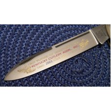 Bulldog Brand Solingen Germany Pearl Anglo Saxon Whittler 2003 Kentucky Cutlery Assn. Club Knife