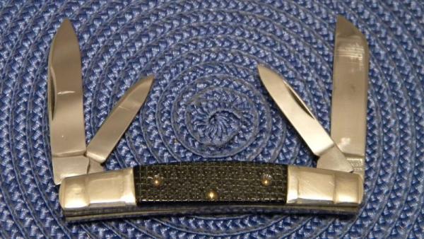 John Primble Belknap HDW & MFG Co. 5513 Hard Black Composition Congress Knife - c.1940-1968 John Primble Belknap HDW & MFG Co. 5513 Hard Black Composition Congress Knife - c.1940-1968