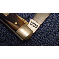 Schrade USA 194OT Old Timer Delrin Gunstock Trapper Linerlock Knife - NIB Schrade USA 194OT Old Timer Delrin Gunstock Trapper Linerlock Knife - NIB