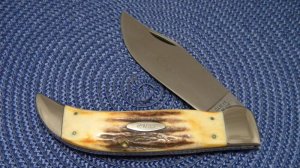 Case XX USA 4 Dot (1976) Stag 5172 SSP Razor Edge Clasp Knife