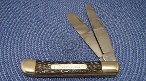 Winchester Germany Bone Rifle Large Trapper Knife c.1970's