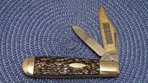 Winchester Germany Bone Large Jack Knife c.1970's