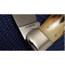 Case XX USA 4 Dot (1976) Stag 5172 SSP Razor Edge Clasp Knife Case XX USA 4 Dot (1976) Stag 5172 SSP Razor Edge Clasp Knife