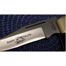 Case XX Stainless USA 7 Dot (1973) Wood 7197 L SSP Shark Tooth Lockback Knife - NIB Case XX Stainless USA 7 Dot (1973) Wood 7197 L SSP Shark Tooth Lockback Knife - NIB