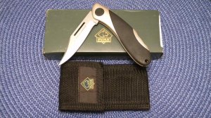 Puma Germany Stainless 230385 Black Protec Folding Lockback Knife - NIB
