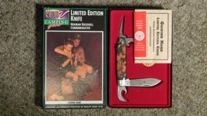 Camillus New York USA Guiding Hand Norman Rockwell Commemorative Official Boy Scouts Knife - NIB