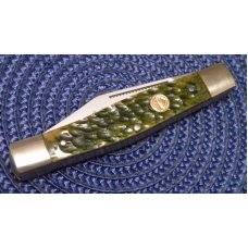 Puma Germany Stainless P480675GB Green Bone Stockman Knife c.2002 - NIB Puma Germany Stainless P480675GB Green Bone Stockman Knife c.2002 - NIB