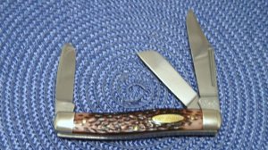 Olsen HC MI USA 117 Delrin Stockman Knife