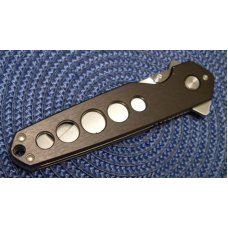 Buck USA Gun Metal Gray Anodized Aluminum Alpha Crosslock Double Linerlock Knife & Pouch