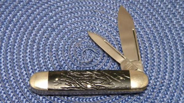 Aerial Cutlery Co. Marinette WIS. Rough Black Equal End Jack Knife c.1912-1950 Aerial Cutlery Co. Marinette WIS. Rough Black Equal End Jack Knife c.1912-1950