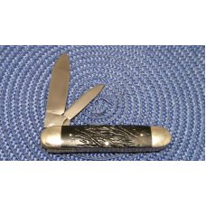 Aerial Cutlery Co. Marinette WIS. Rough Black Equal End Jack Knife c.1912-1950 Aerial Cutlery Co. Marinette WIS. Rough Black Equal End Jack Knife c.1912-1950