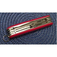 Victorinox Switzerland Stainless Rostfrei Red Explorer Officier Suisse Swiss Army Knife - NIB