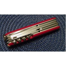 Victorinox Switzerland Stainless Rostfrei Red Explorer Officier Suisse Swiss Army Knife - NIB