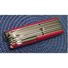 Victorinox Switzerland Stainless Rostfrei Red Craftsman Officier Suisse Swiss Army Knife - NIB