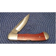 Buck 532 USA Pat. Pend. Wood Bucklock Folding Lockback Knife
