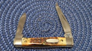 Case XX SS USA 6 Dot (1984) Second Cut Stag Series 52033 Pen Knife