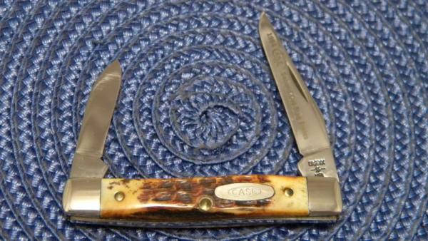 Case XX SS USA 6 Dot (1984) Second Cut Stag Series 52033 Pen Knife Case XX SS USA 6 Dot (1984) Second Cut Stag Series 52033 Pen Knife