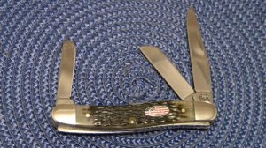 Case XX SS USA 2002 Bone 6318 SS Stockman Knife