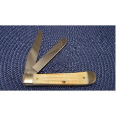 Case XX USA 1 Dot (1999) Bone 6254 SS Monitor vs MerrimacTrapper Knife - NIB Case XX USA 1 Dot (1999) Bone 6254 SS Monitor vs MerrimacTrapper Knife - NIB