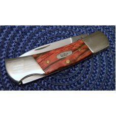 Case XX USA SS 2008 Orange Curly Maple 71225 L SS Lockback Knife - NIB Case XX USA SS 2008 Orange Curly Maple 71225 L SS Lockback Knife - NIB